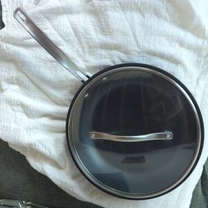 🆕 Professional Chef Series Cooking Pan 13 Inch With Tempered Glass Lid